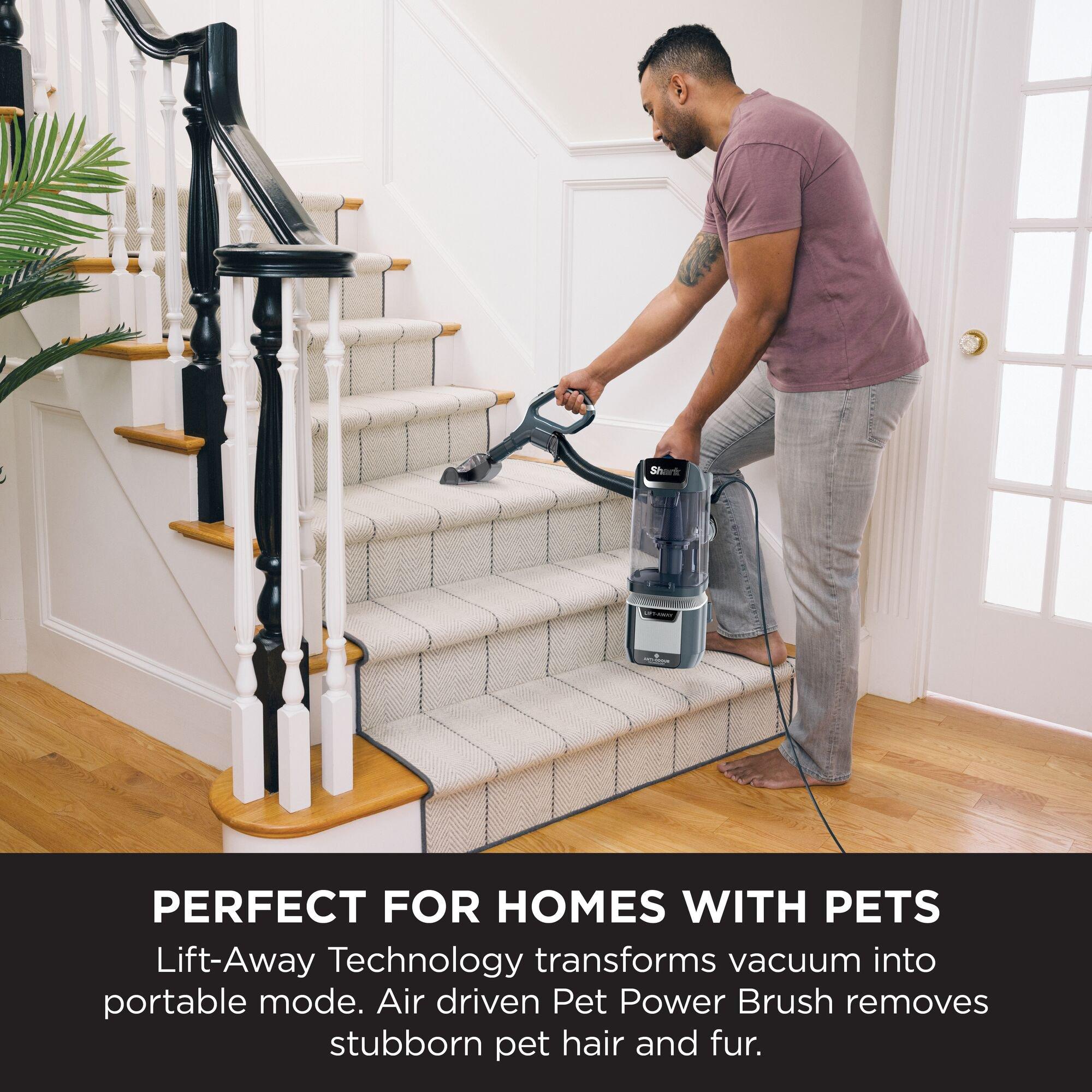 Smokey Grey - Shark - Anti Hair Wrap Plus Upright Pet Vacuum NZ780UKT - 7