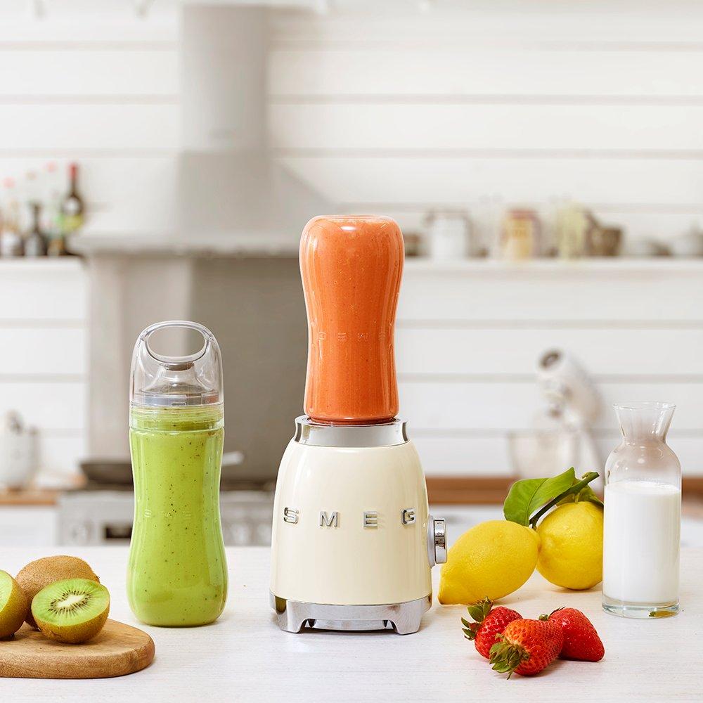 Cream - Smeg - Blender and Juicer Set Compact Personal Blender and Citrus Juicer - 3