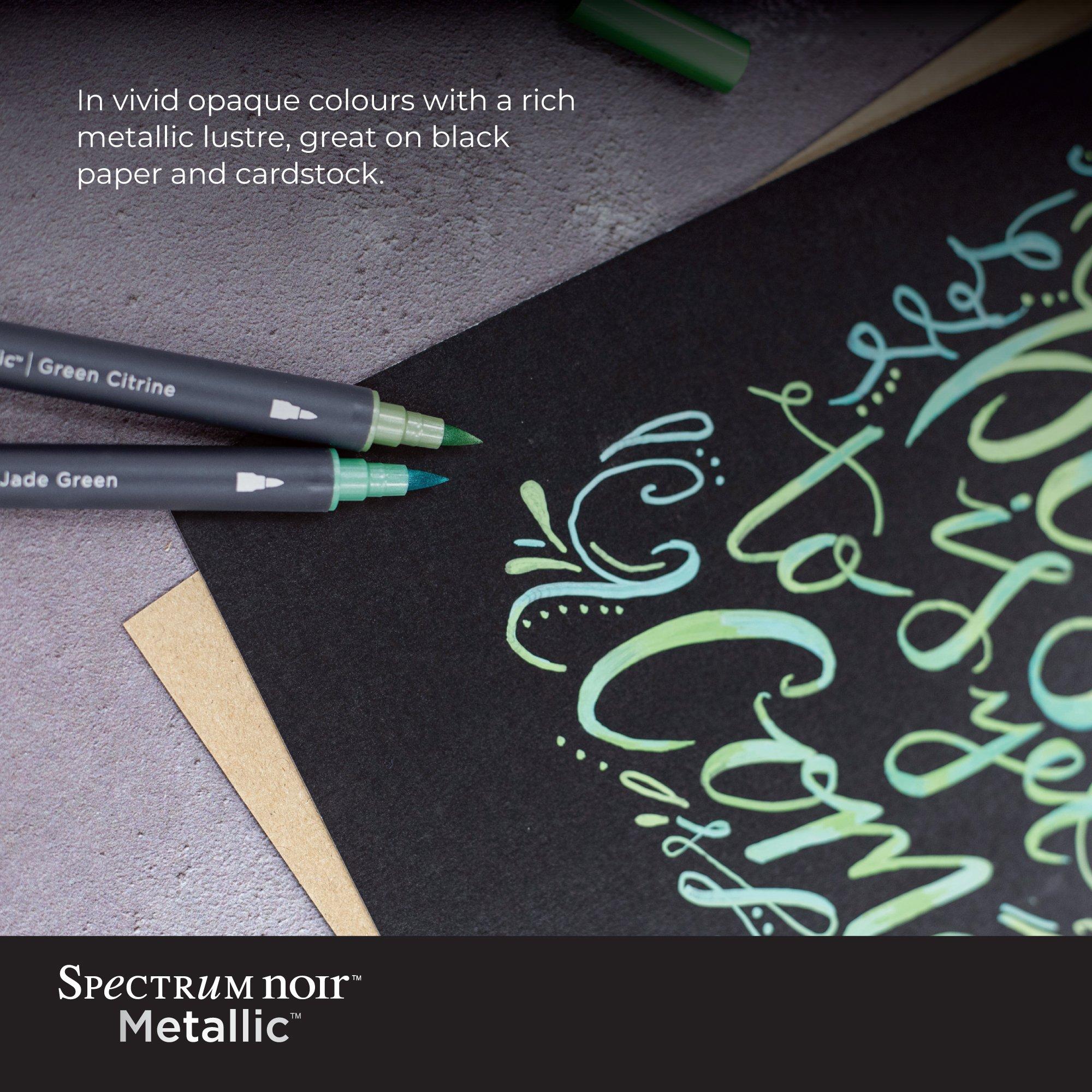 Multi - Crafters Companion - Metallic Markers by Spectrum Noir (6pk) - Precious - 4