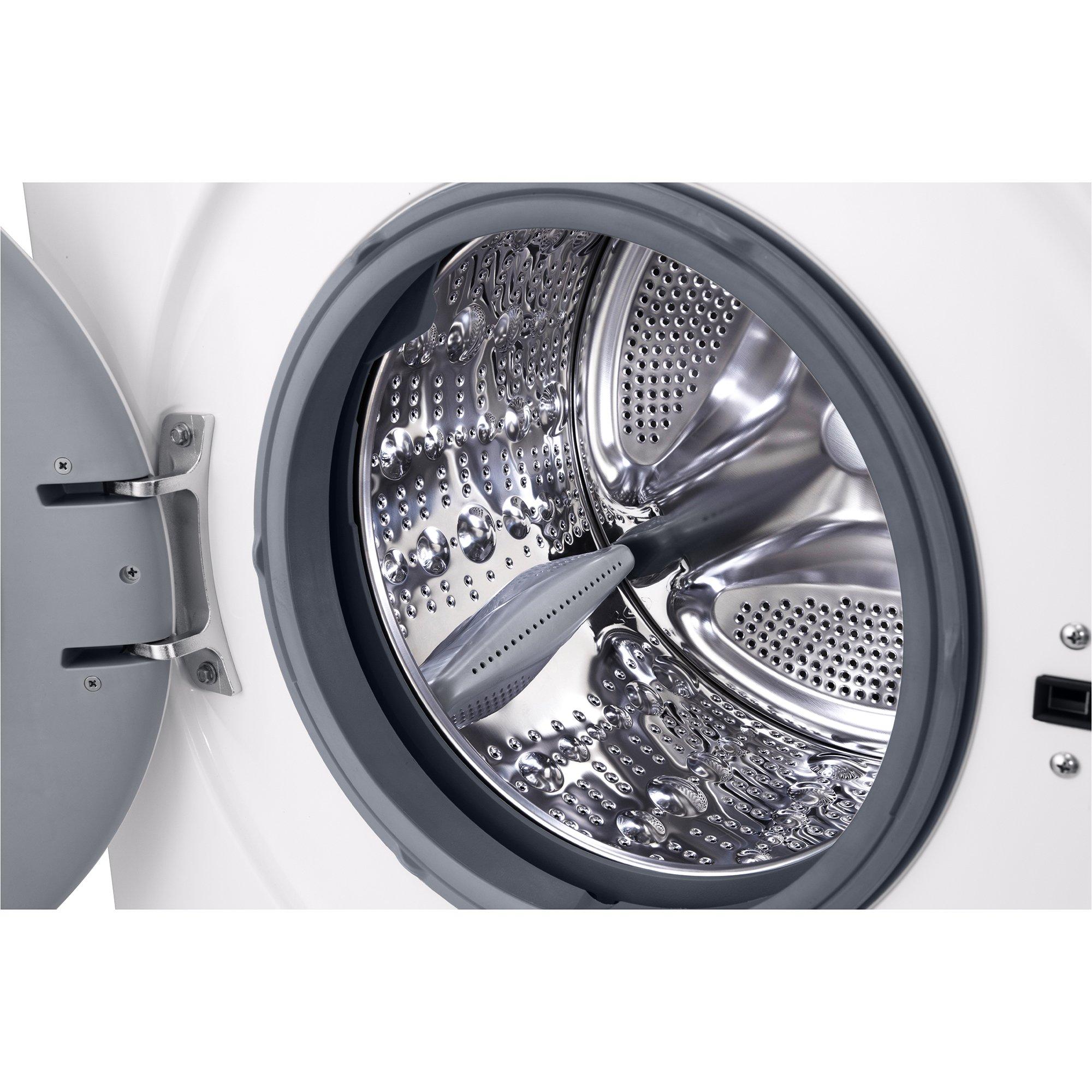 White - LG - X10 Series Direct Drive™ 8kg Washing Machine - 3