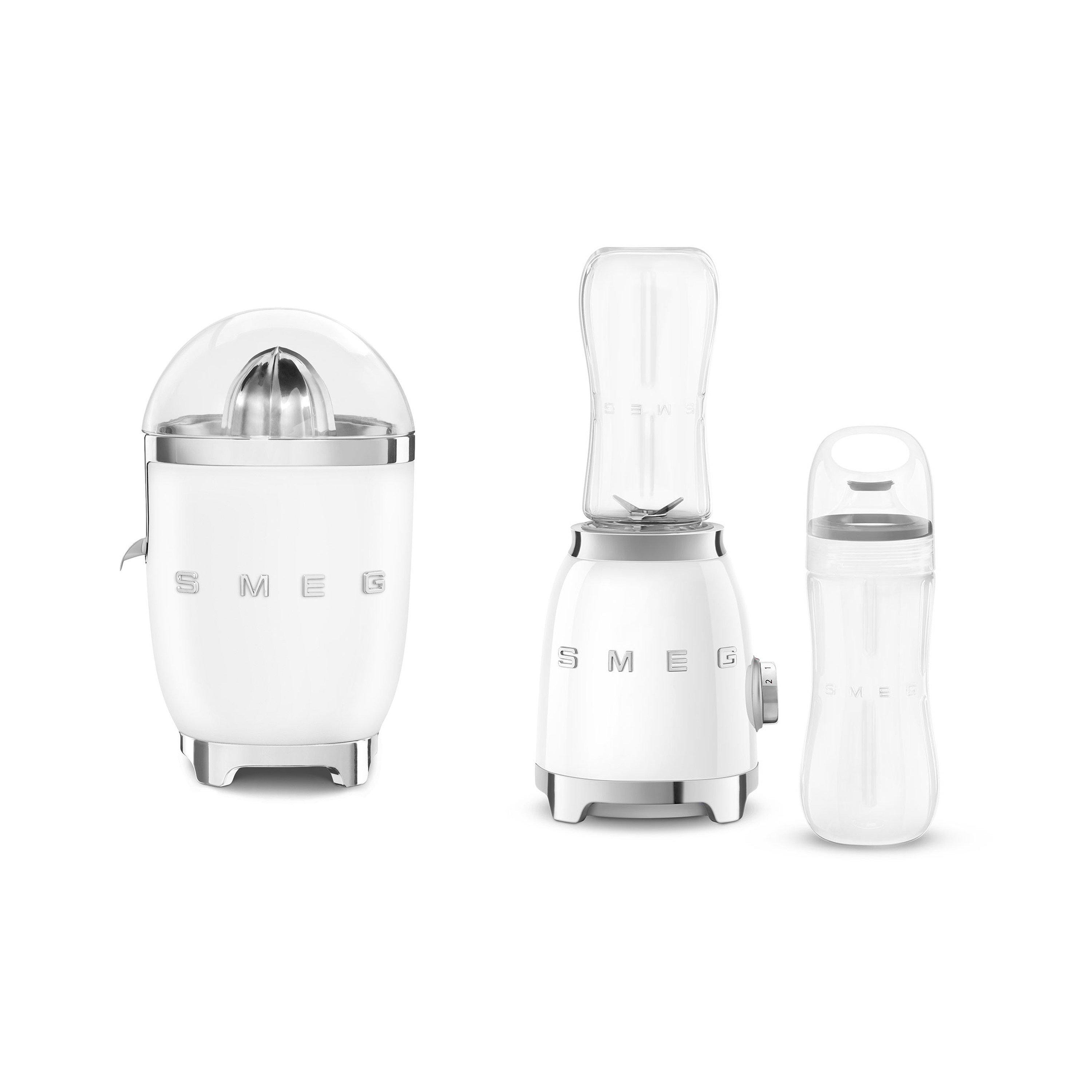 White - Smeg - Blender and Juicer Set Compact Personal Blender - 1