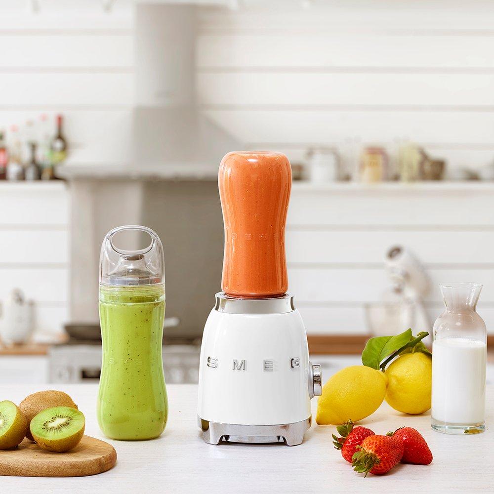 White - Smeg - Blender and Juicer Set Compact Personal Blender - 2