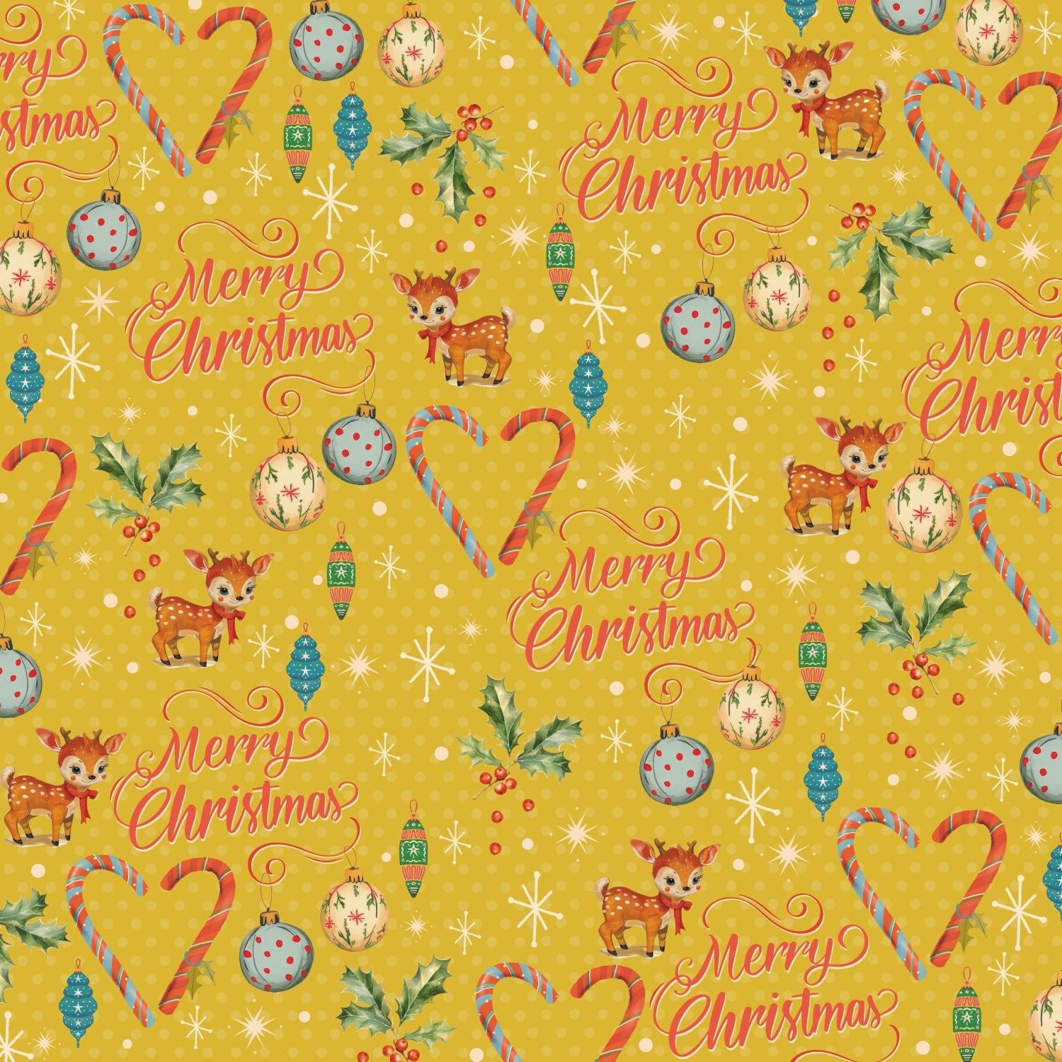 Multi - Crafters Companion - Retro Christmas Collection 12 x12 Paper Pad - 4