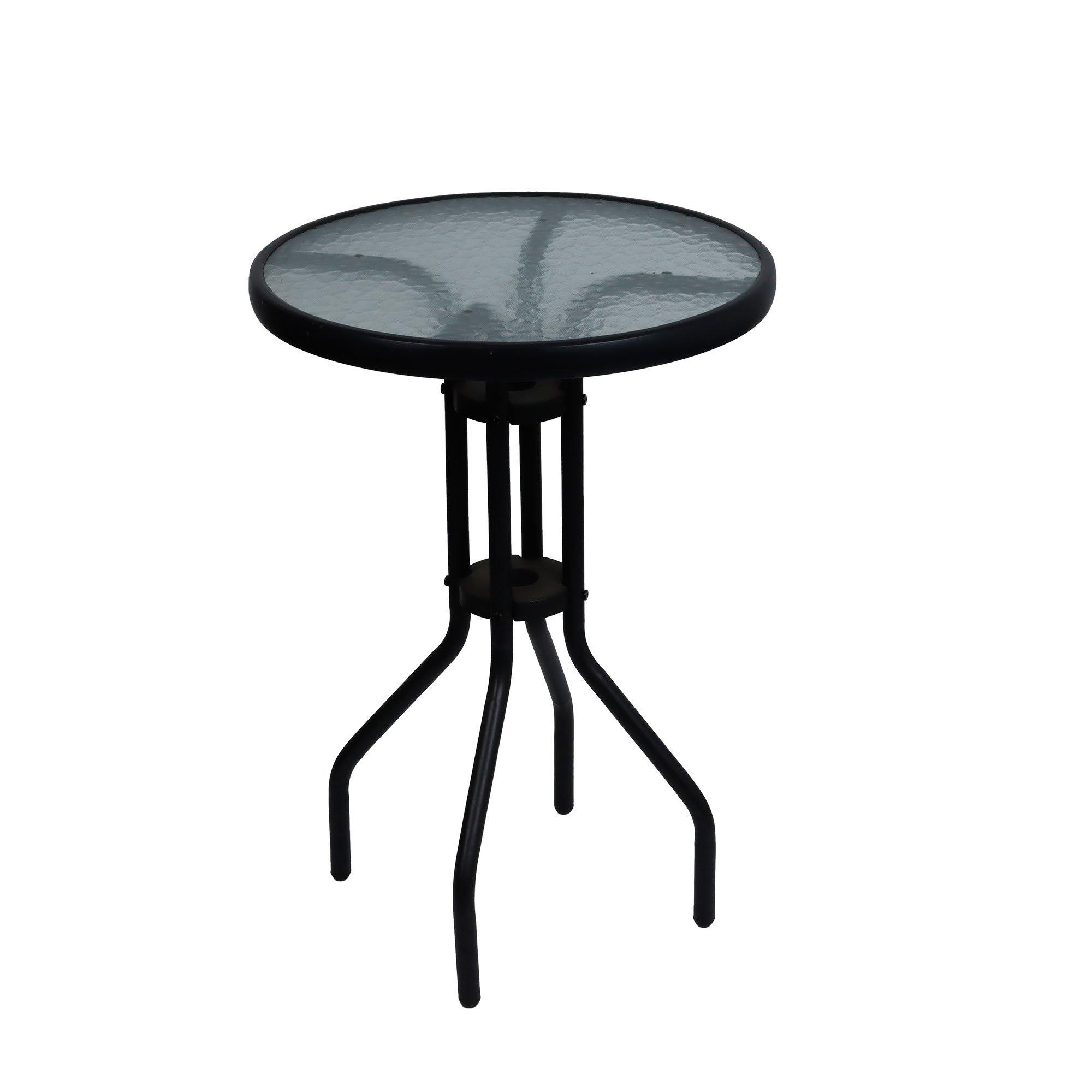 Black - Streetwize - 3 Piece Grey Folding Bistro Set - 2