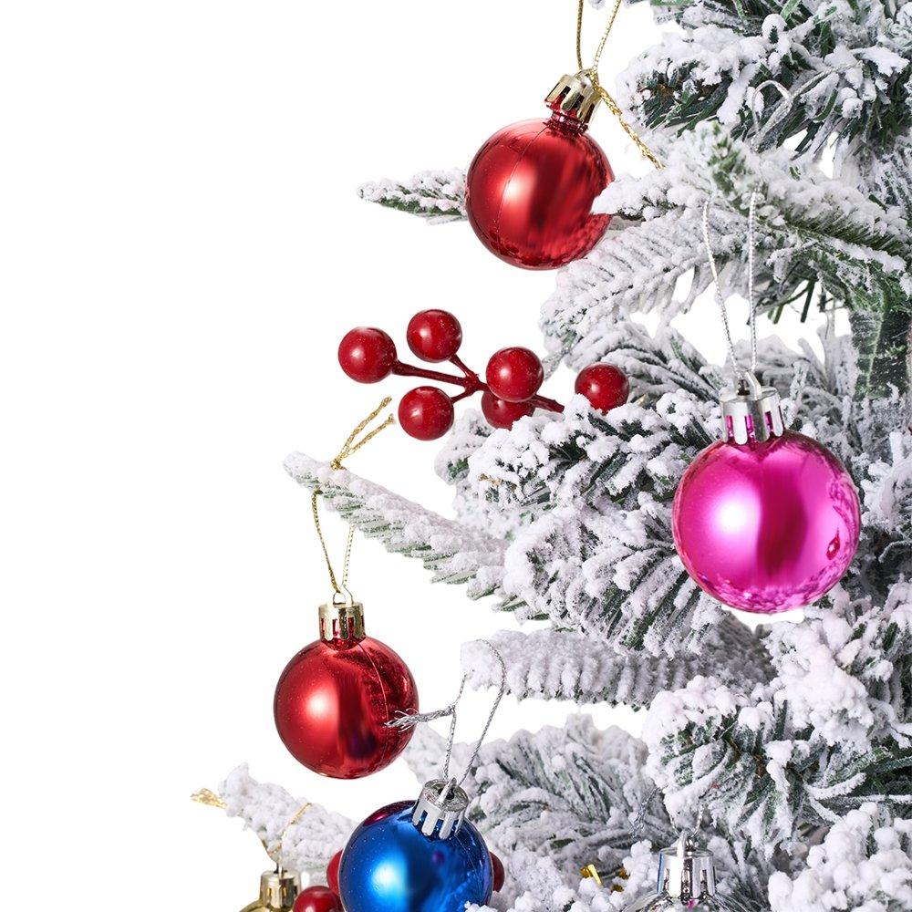 Green - LIFE IDEAS - Christmas Tree Ground Stake with Light and Timer - 3