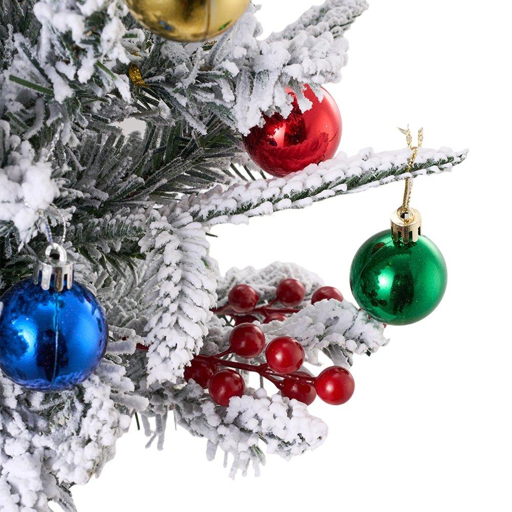 Green - LIFE IDEAS - Christmas Tree Ground Stake with Light and Timer - 4