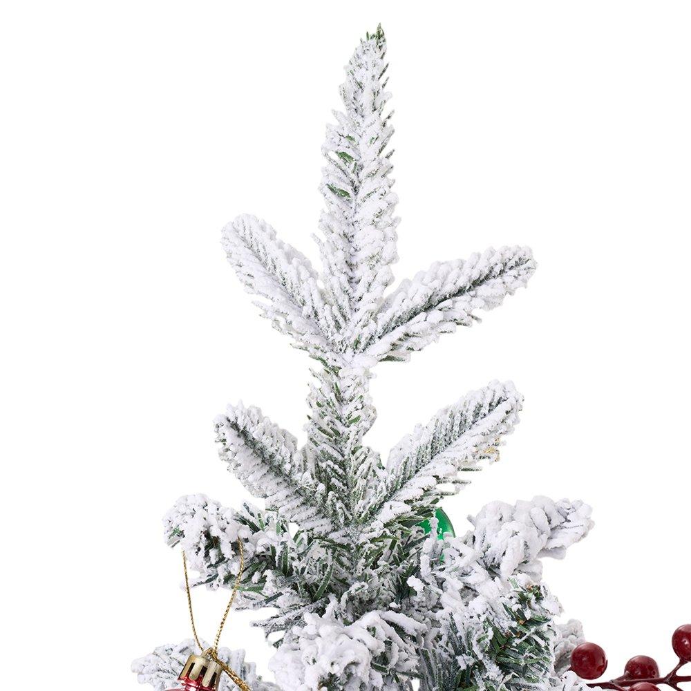Green - LIFE IDEAS - Christmas Tree Ground Stake with Light and Timer - 5