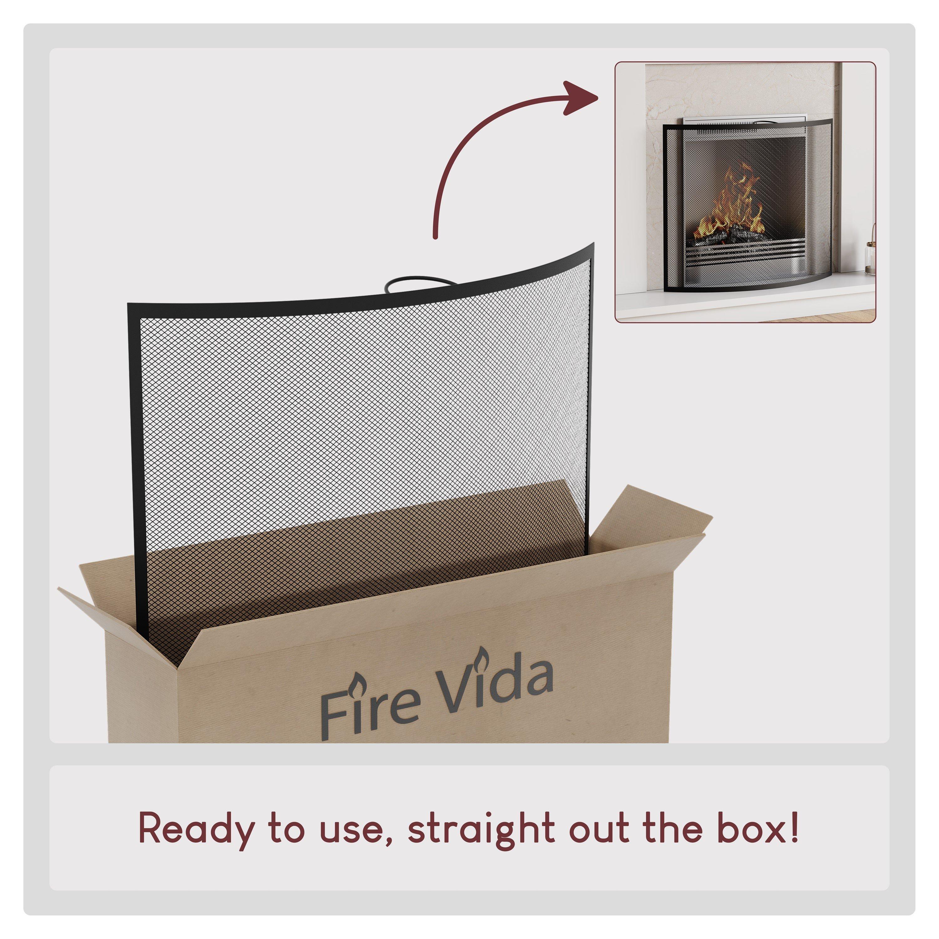 Black - Lassic - Fire Vida Buckton Fire Guard Nickel - 6