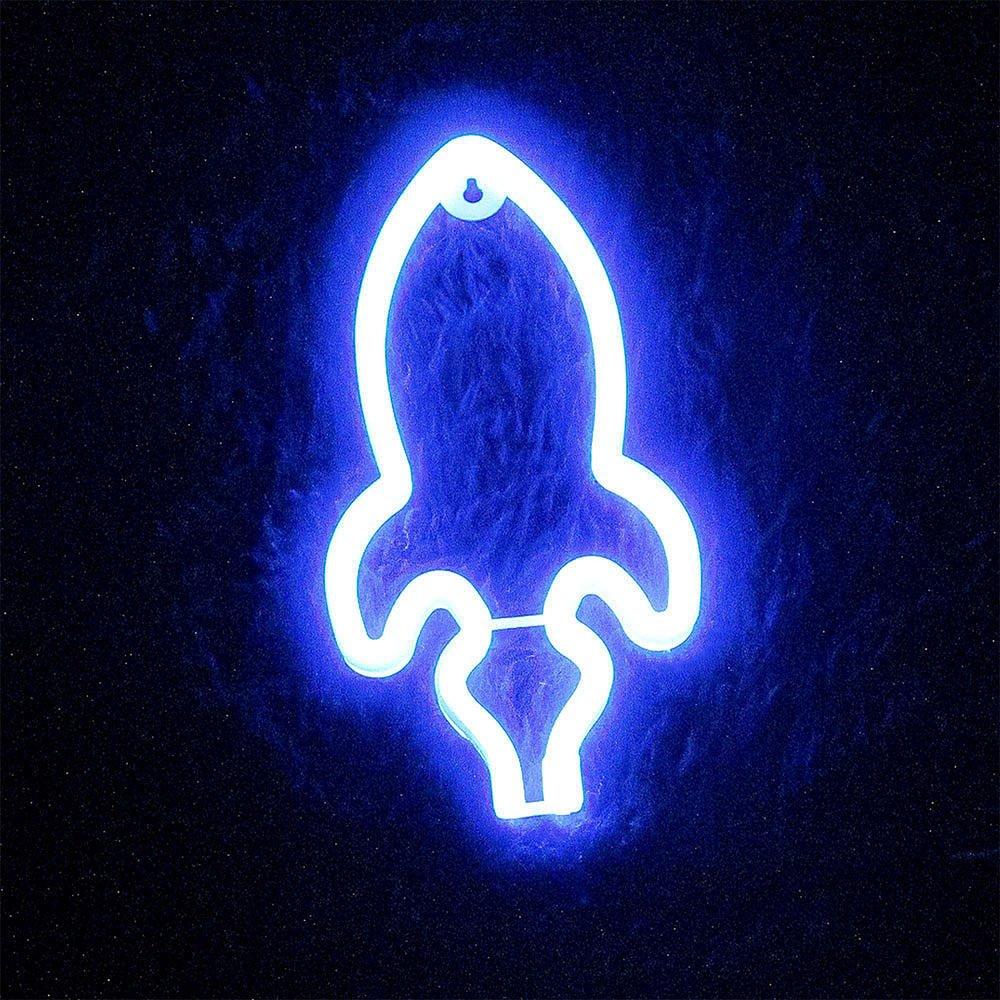 Rocket Blue - Litely - Rocket LED Blue Neon Light - 2