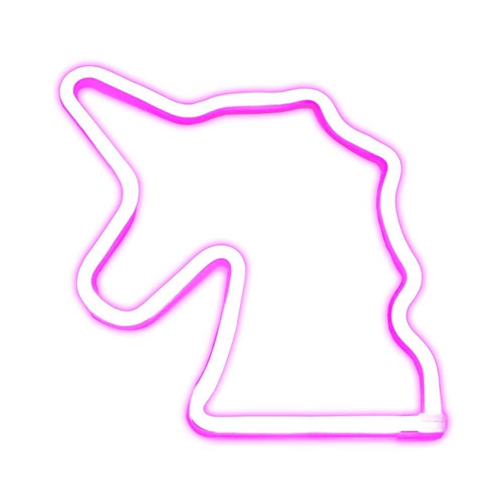 Litely  Unicorn Led Pink Neon Light - Merchandise