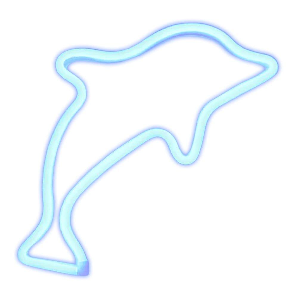 Litely  Led Blue Neon Light Dolphin