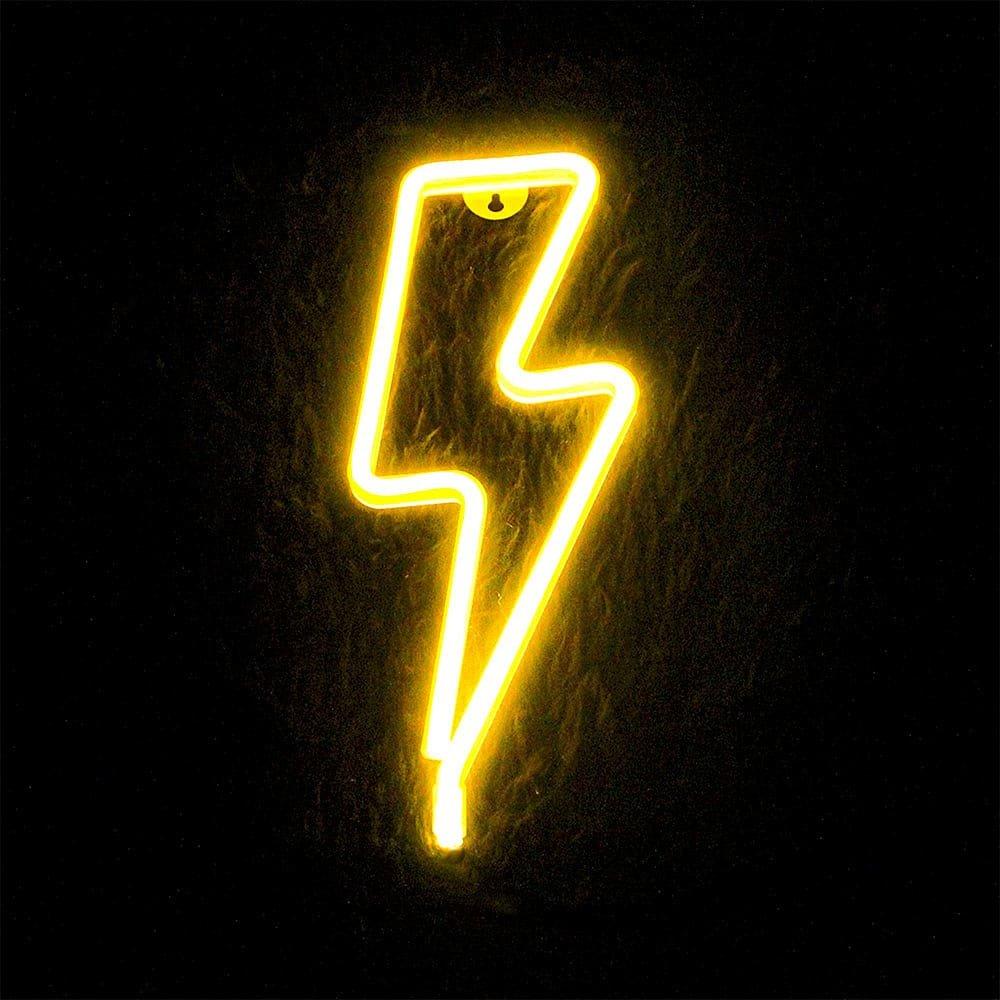 Merchandise - Litely - Lightning LED Yellow Neon Light - 2