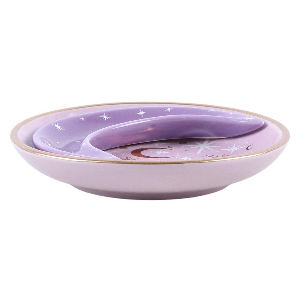 White - Something Different - Purple Moon Stacking Trinket Dishes - 5