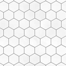 Arthouse Wall Tile Hexagon 30.5x30.5cm White (5 Tiles Per P