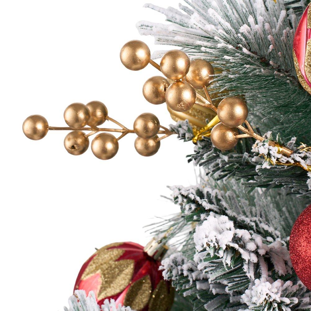 Green - LIFE IDEAS - Christmas Tree Ground Stake with Light and Timer - 5