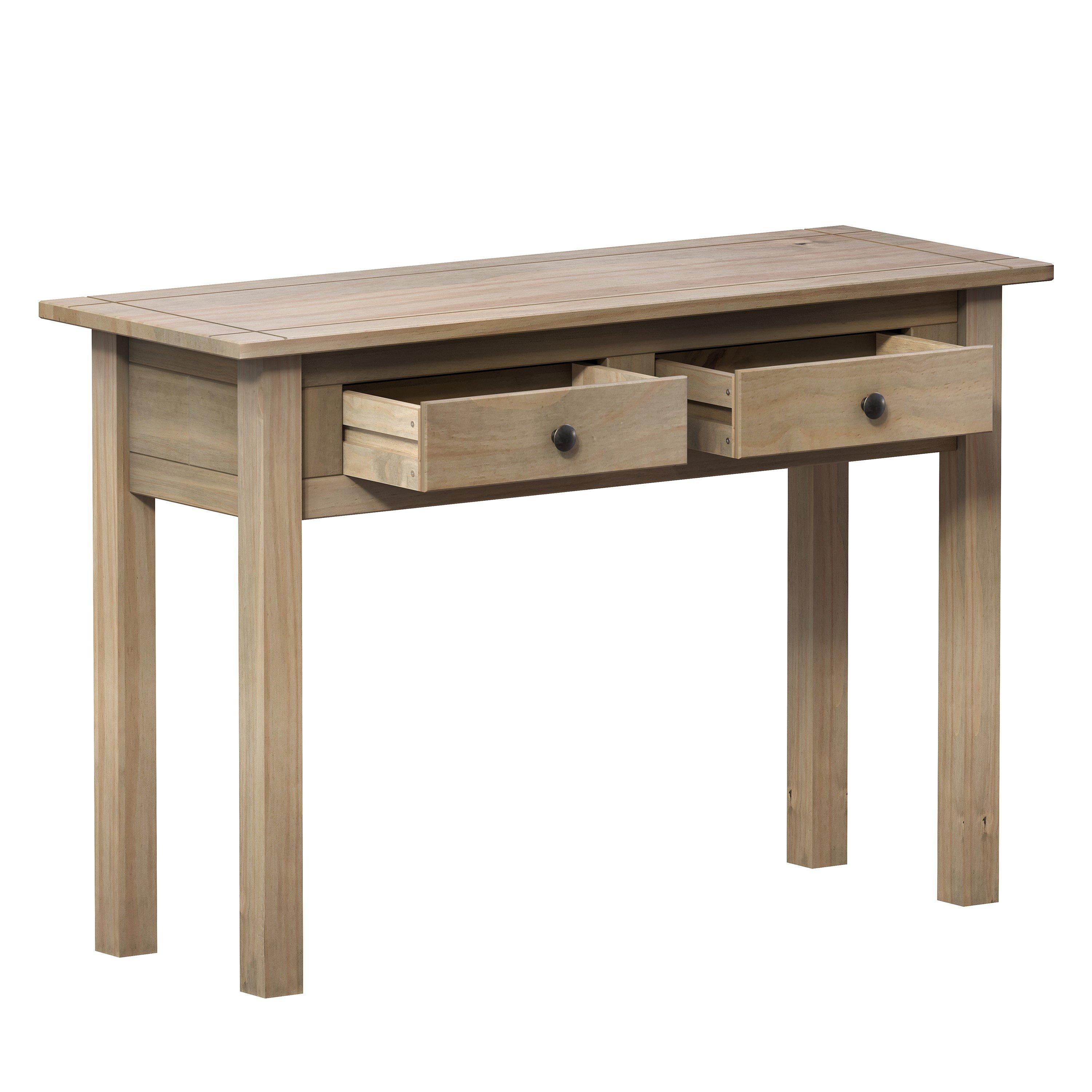 Pine - Lassic - Vida Designs Panama 2 Drawer Console Table - 8