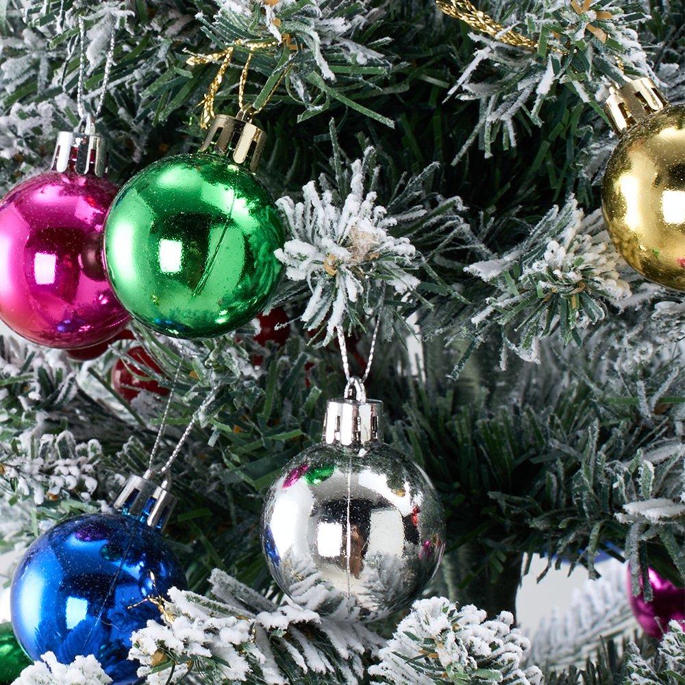 Green - LIFE IDEAS - Christmas Tree Ground Stake with Solar Light - 3