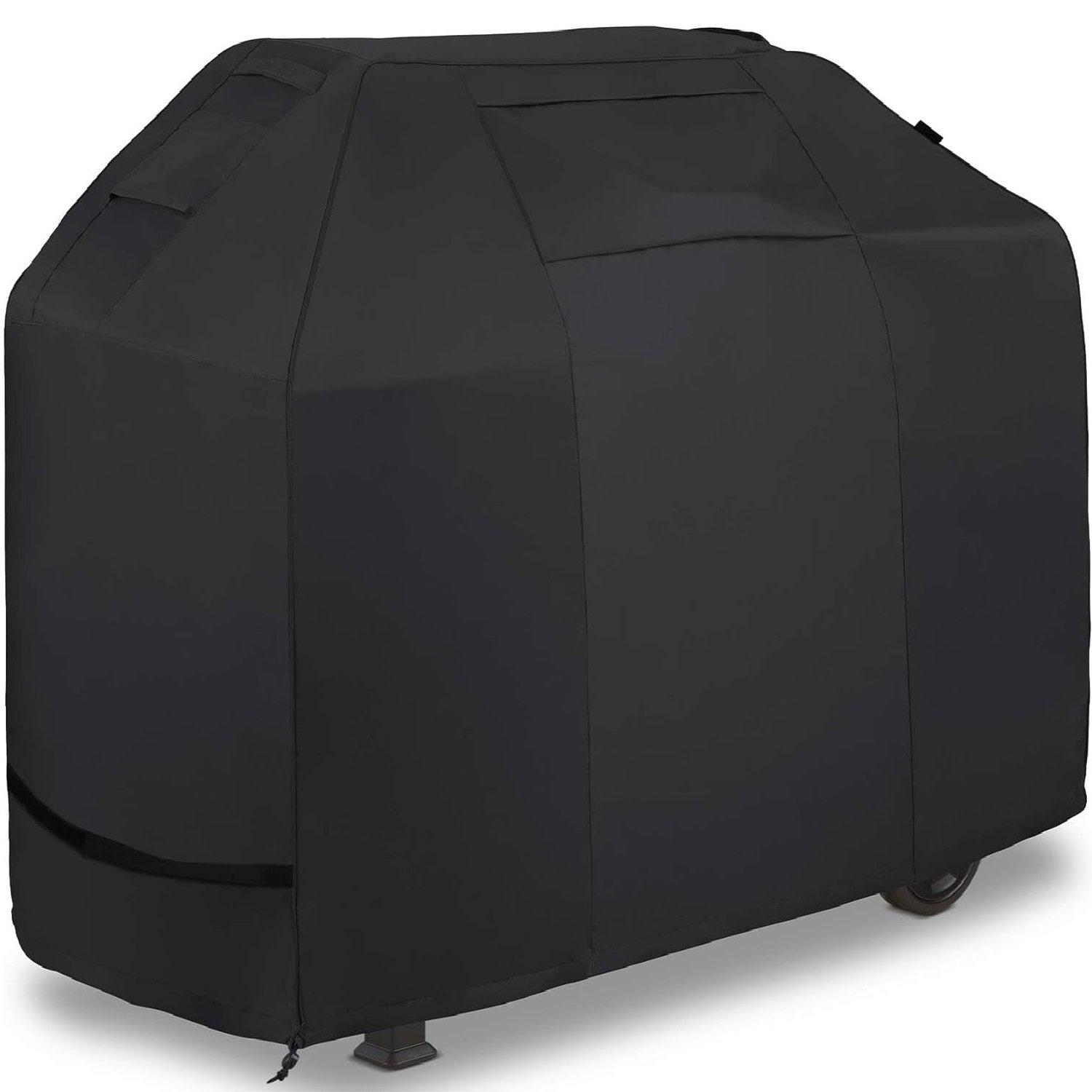 Black - VonHaus - Medium BBQ Grill Cover- 152(w) x67(d) x124.5(h) - 1