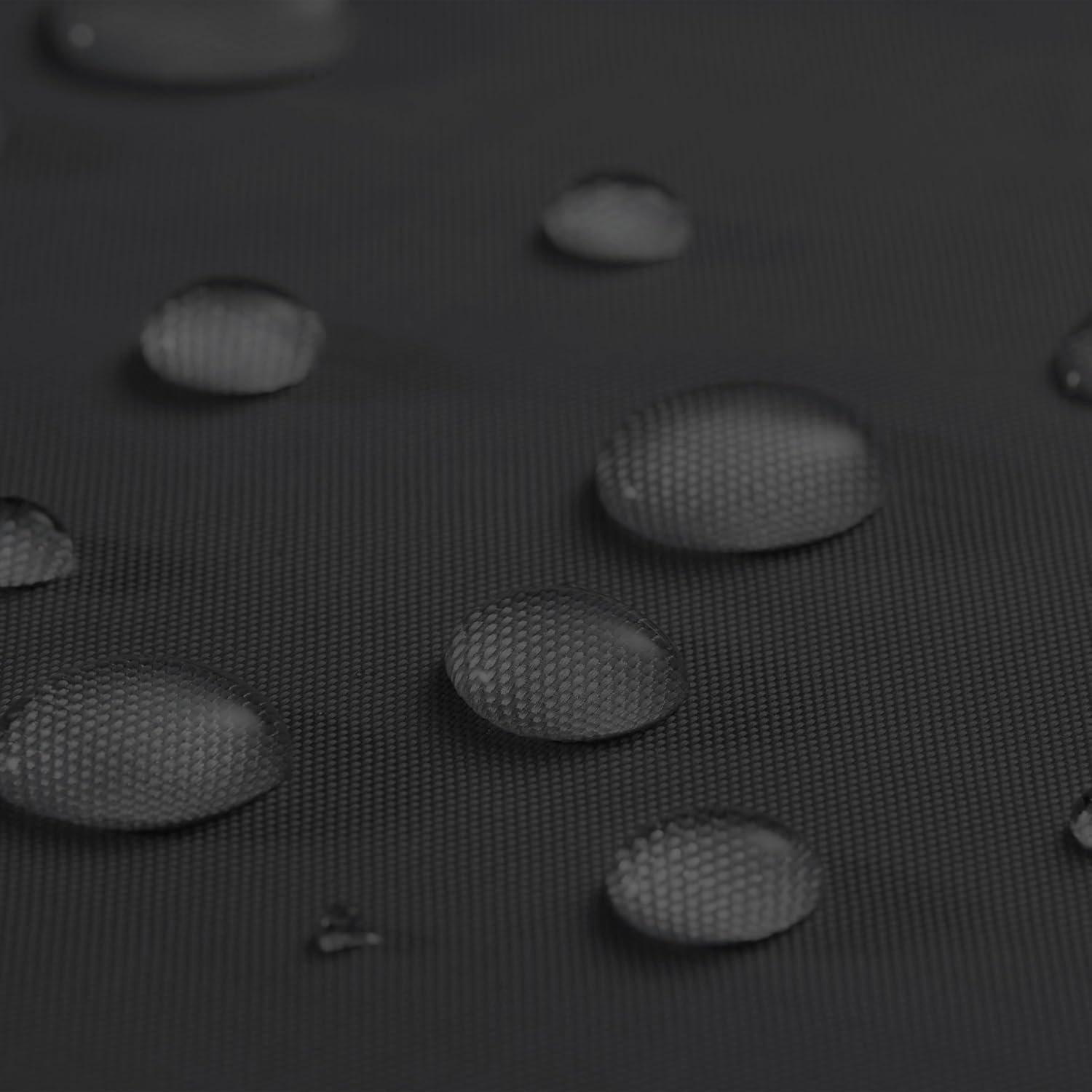 Black - VonHaus - Medium BBQ Grill Cover- 152(w) x67(d) x124.5(h) - 7