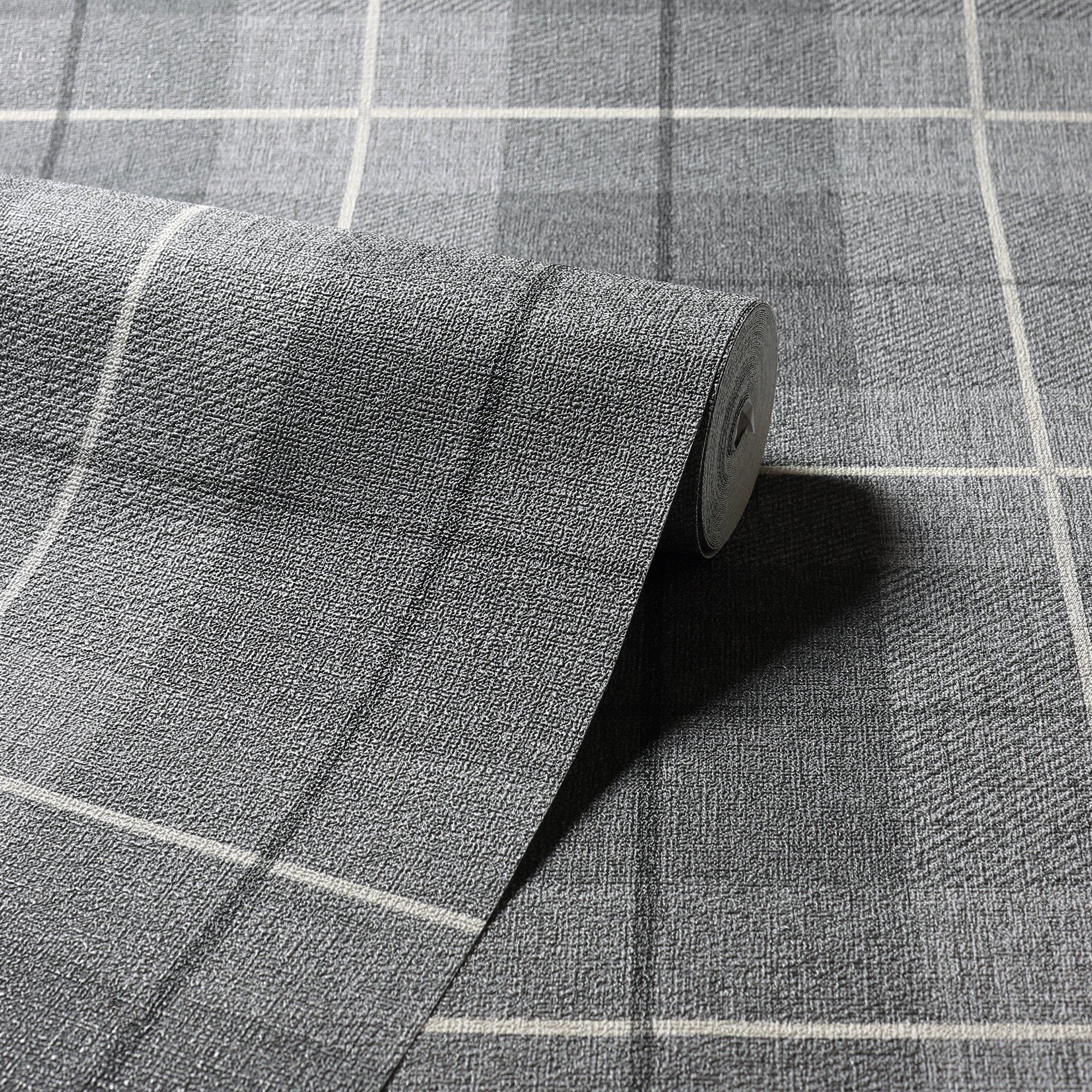 Charcoal - Arthouse - Country Tartan Charcoal sw6 - 2