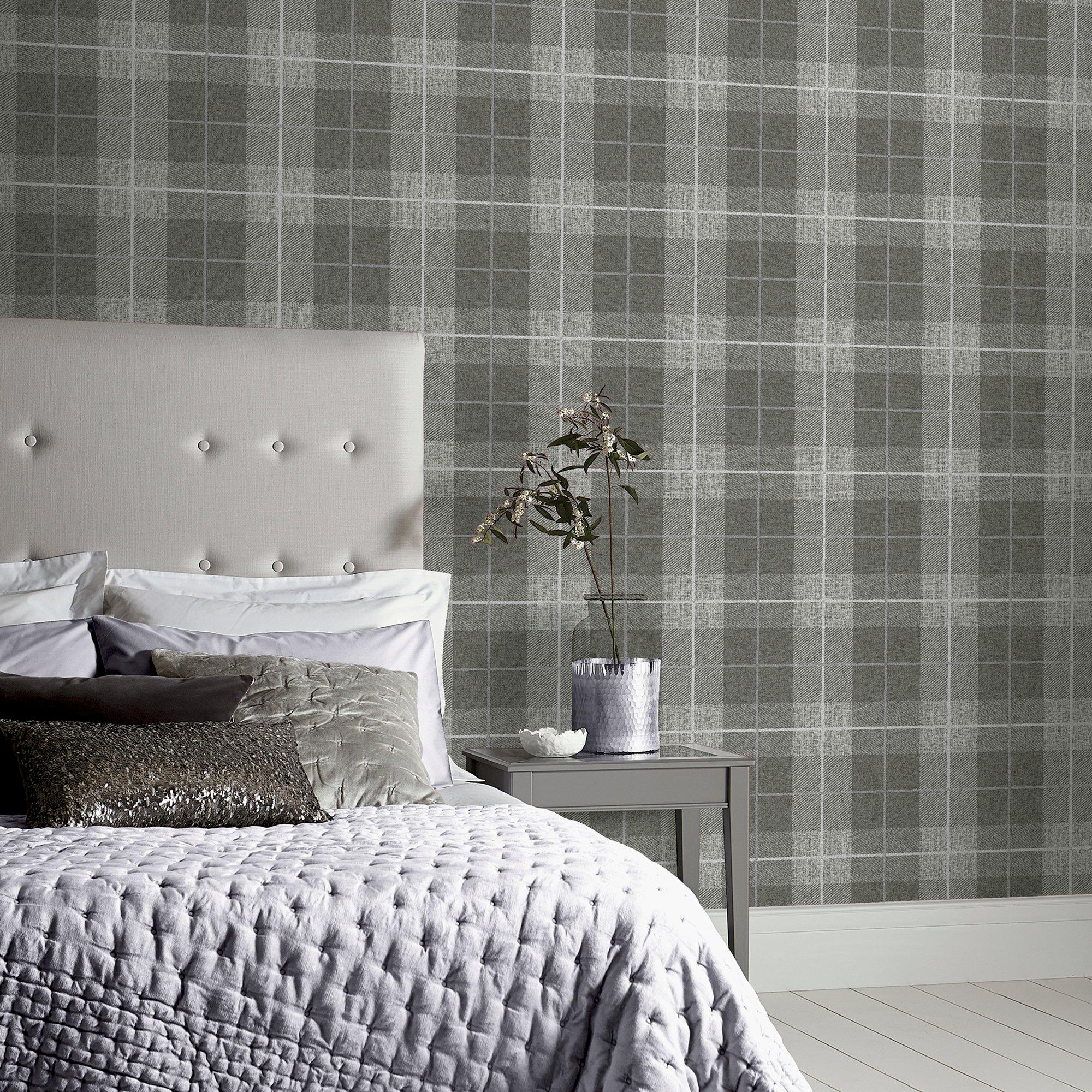 Charcoal - Arthouse - Country Tartan Charcoal sw6 - 5
