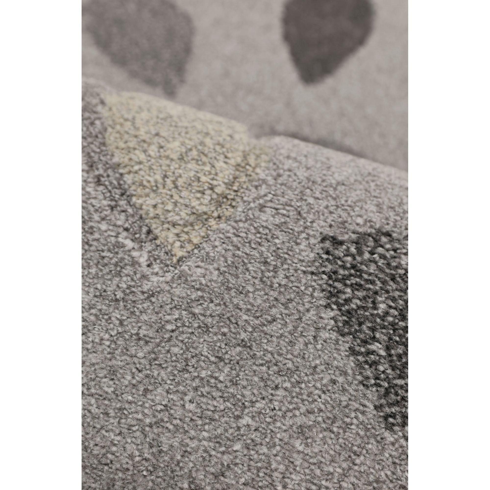 Grey - Homemaker - Newport Leaf Rug Grey - 3