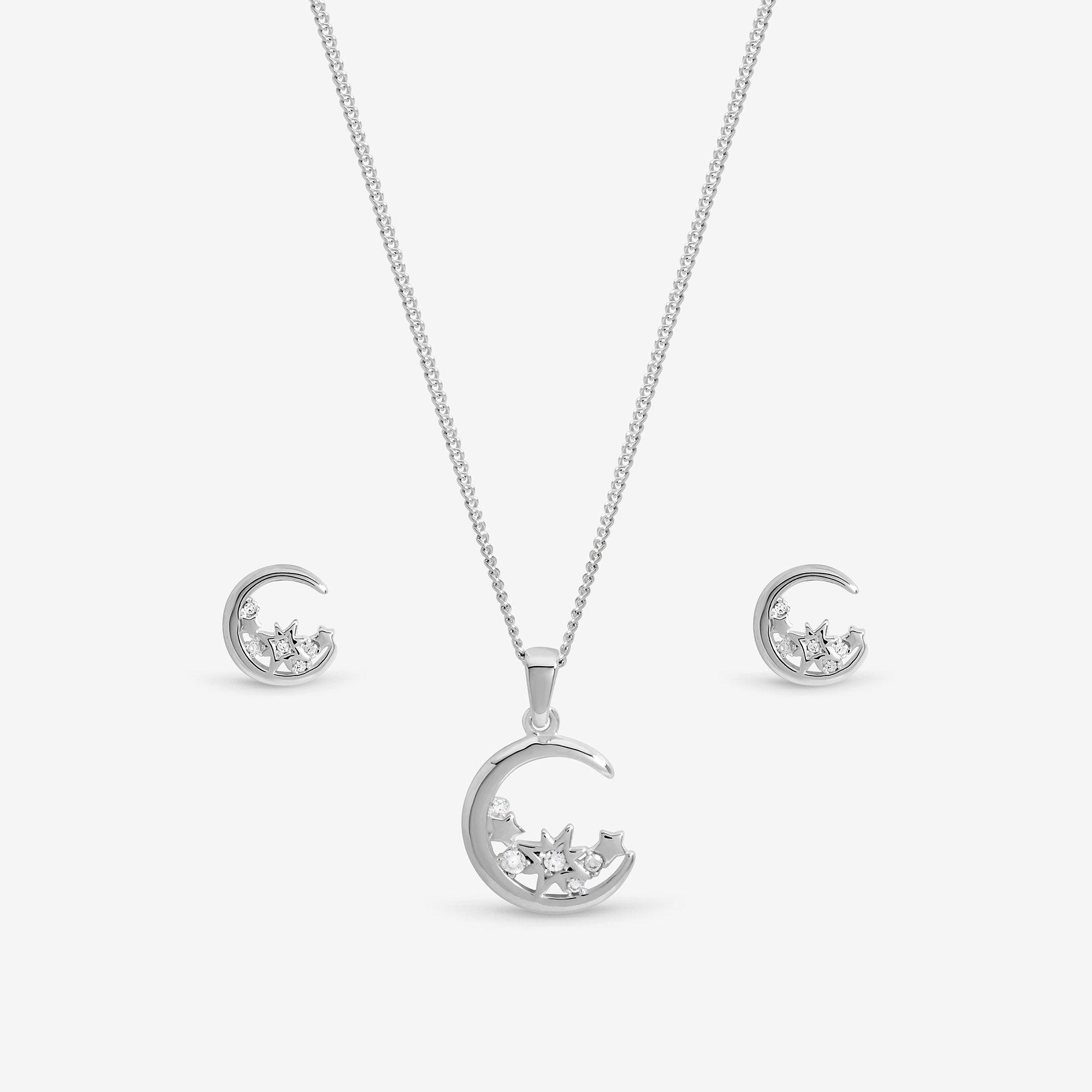 Silver - Inicio - Sterling Silver Plated Celestial Set - Gift Box - 2