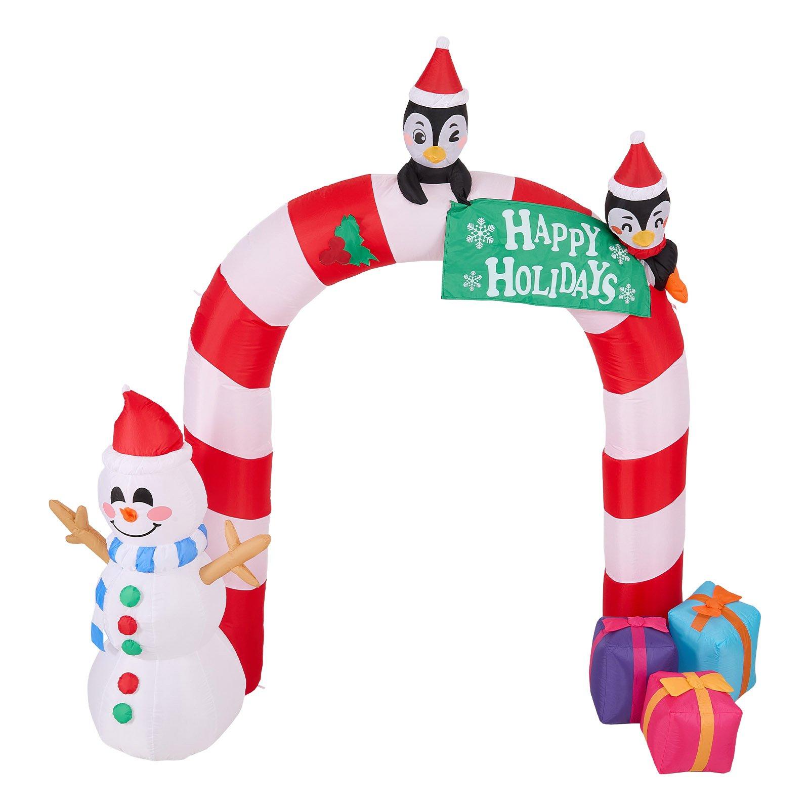 Multi - LIFE IDEAS - Christmas Candy Inflatable Archway - 3
