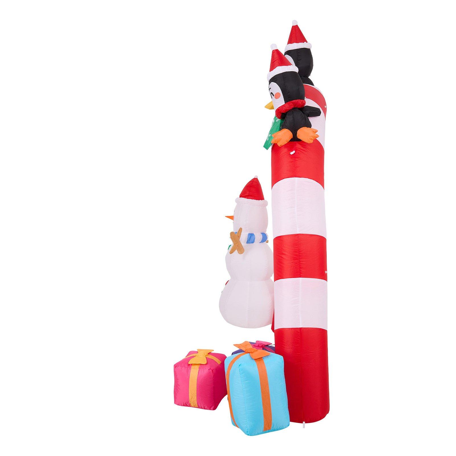 Multi - LIFE IDEAS - Christmas Candy Inflatable Archway - 4