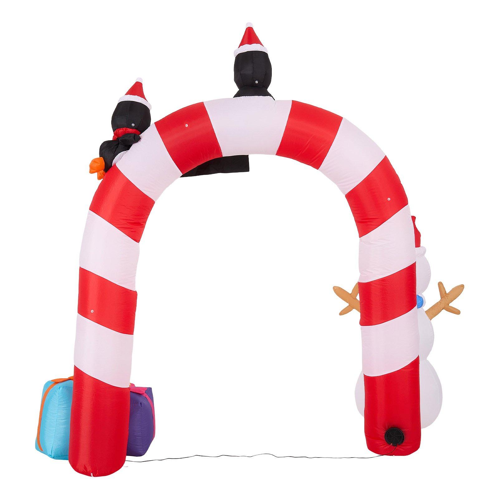 Multi - LIFE IDEAS - Christmas Candy Inflatable Archway - 5