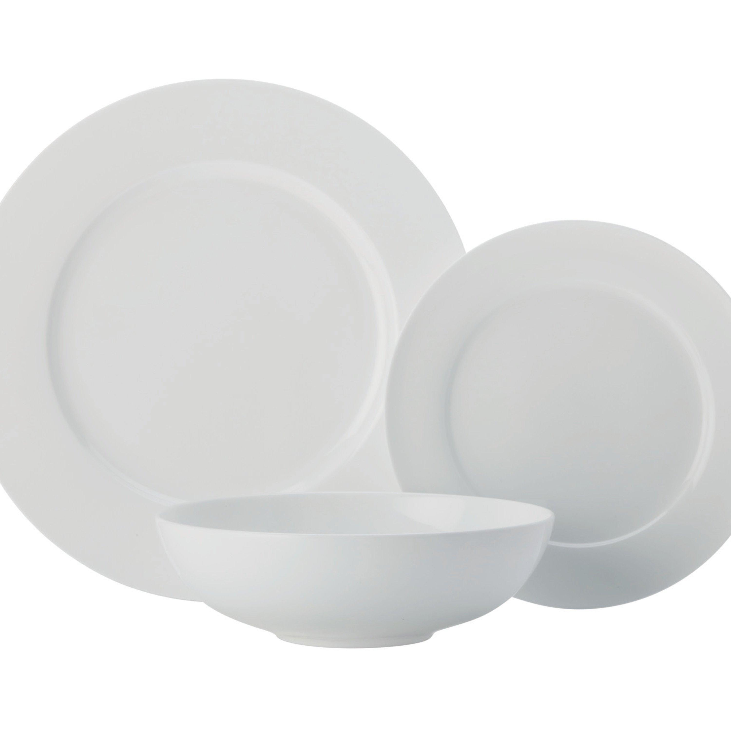 White - Maxwell & Williams - Maxwell & Williams Cashmere 12 Piece Dinner Set - 1