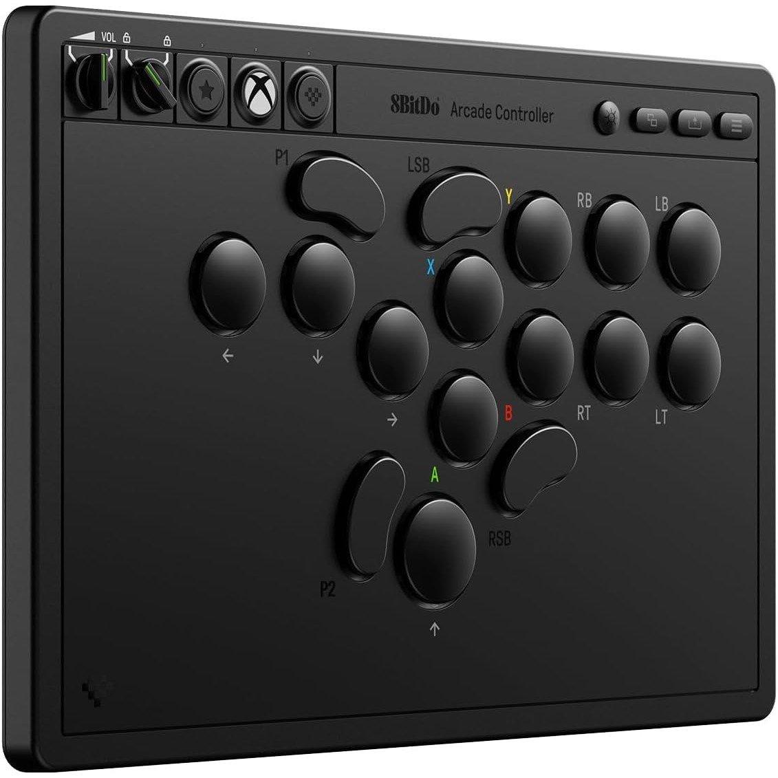 Black - 8BitDo - Arcade Stick Controller Deck for Xbox Series X/S - 2