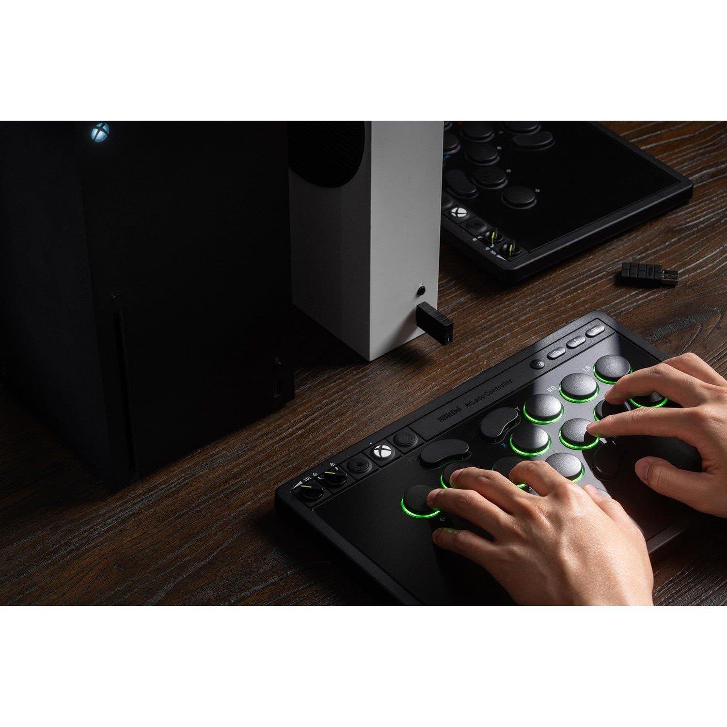 Black - 8BitDo - Arcade Stick Controller Deck for Xbox Series X/S - 3