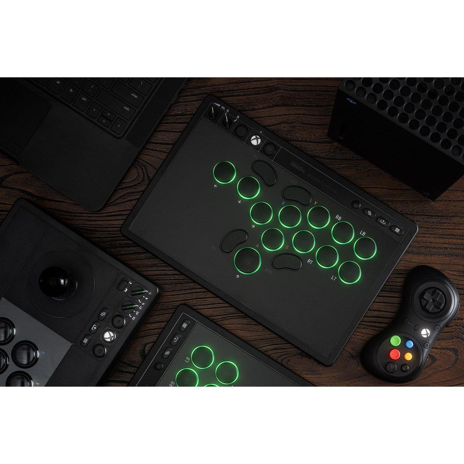 Black - 8BitDo - Arcade Stick Controller Deck for Xbox Series X/S - 4