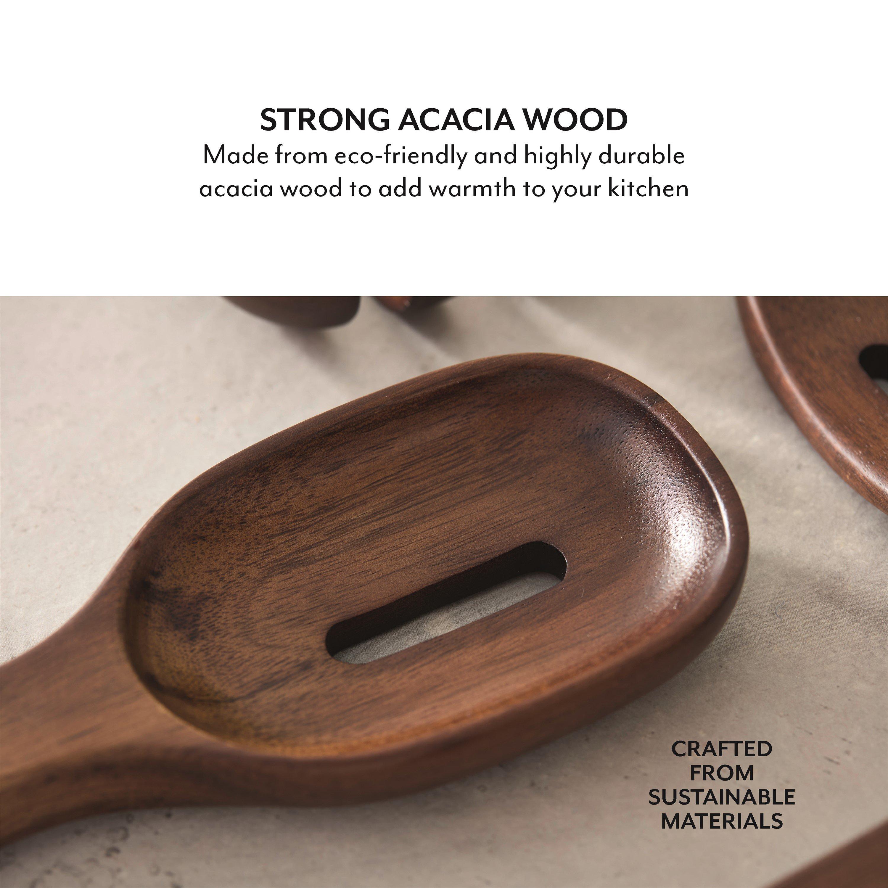 Walnut - SURLATABLE - Set of 5 Wooden Utensils - 4