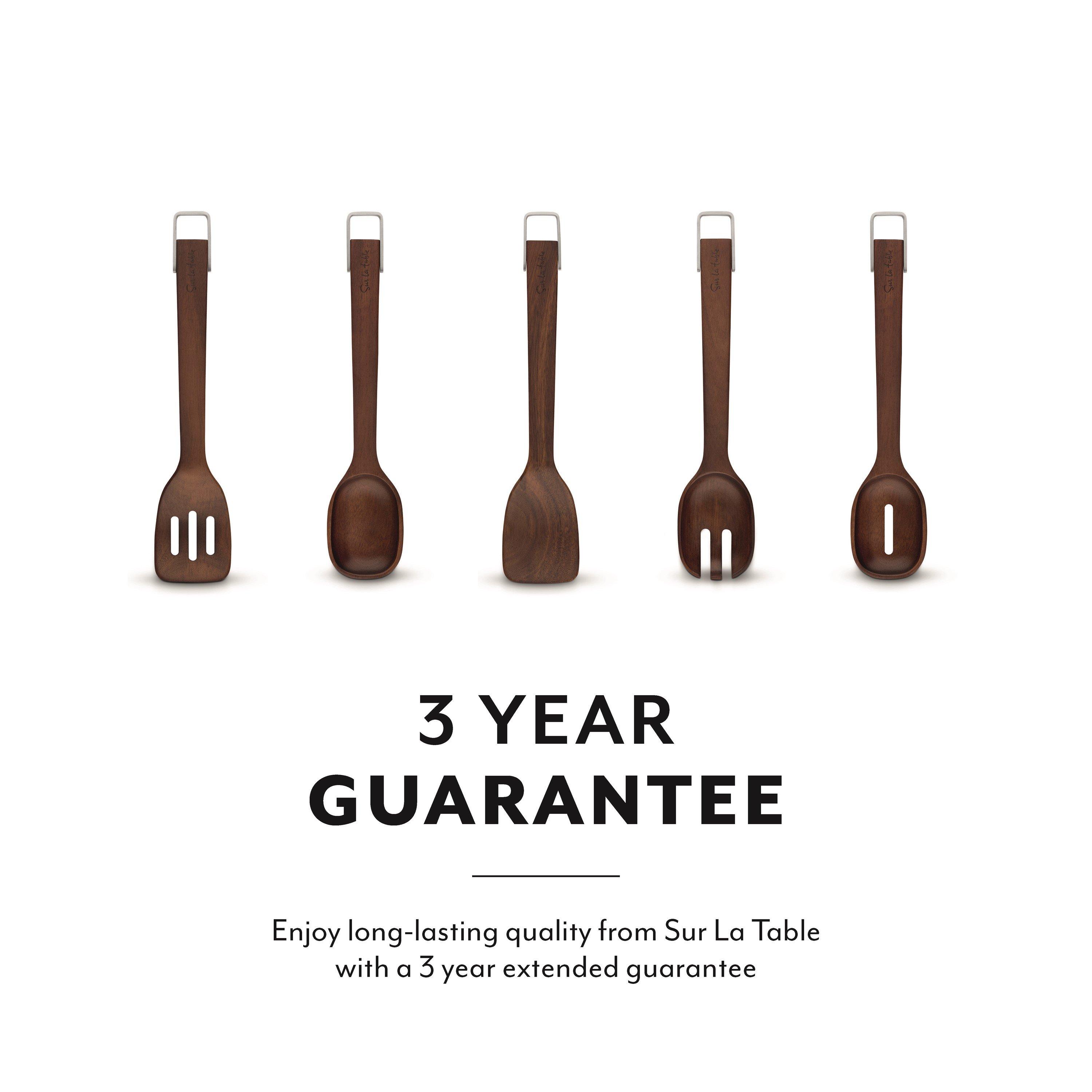 Walnut - SURLATABLE - Set of 5 Wooden Utensils - 8
