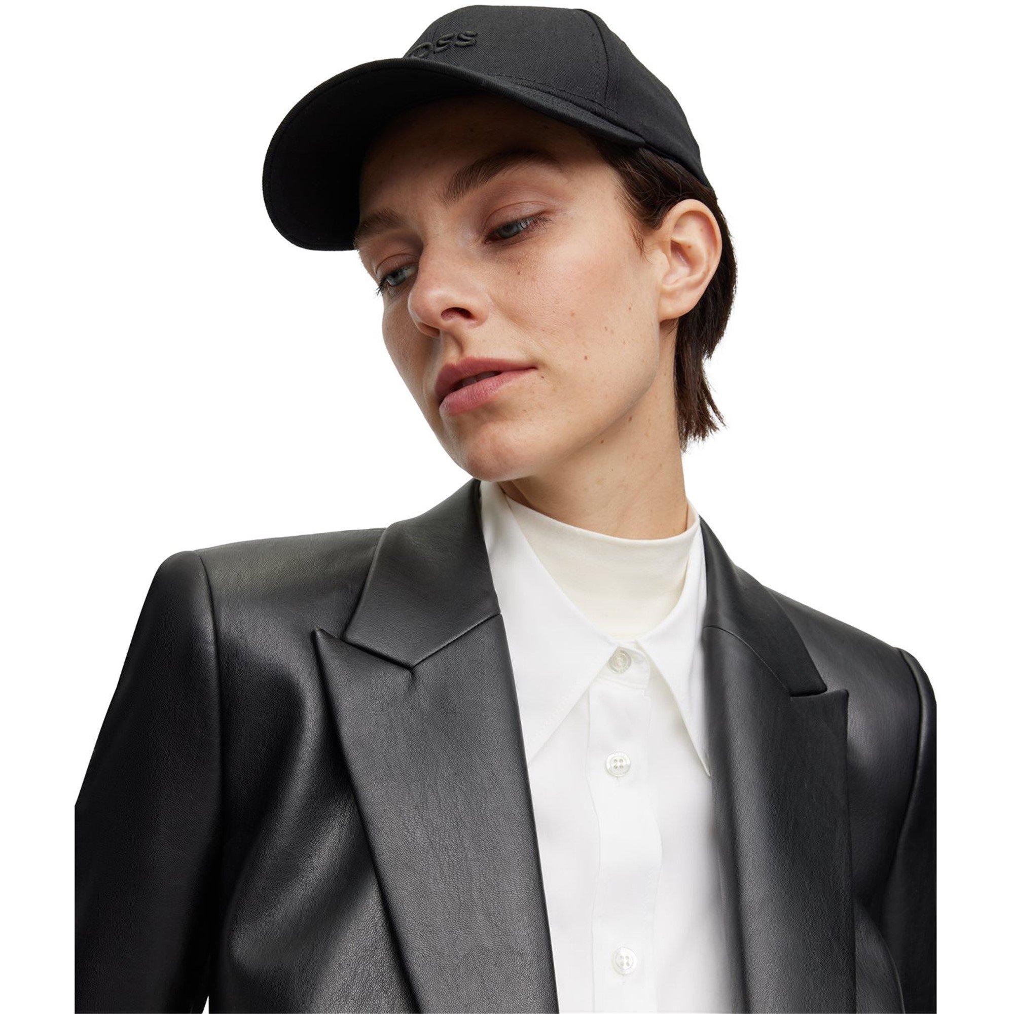 Black - Boss - Women's Ari-BOW Baseball Cap with Satin Bow Detailing - 5