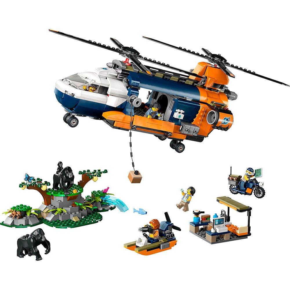 Waren - LEGO - 60437 Jungle Explorer Helicopter at Base Camp - 5