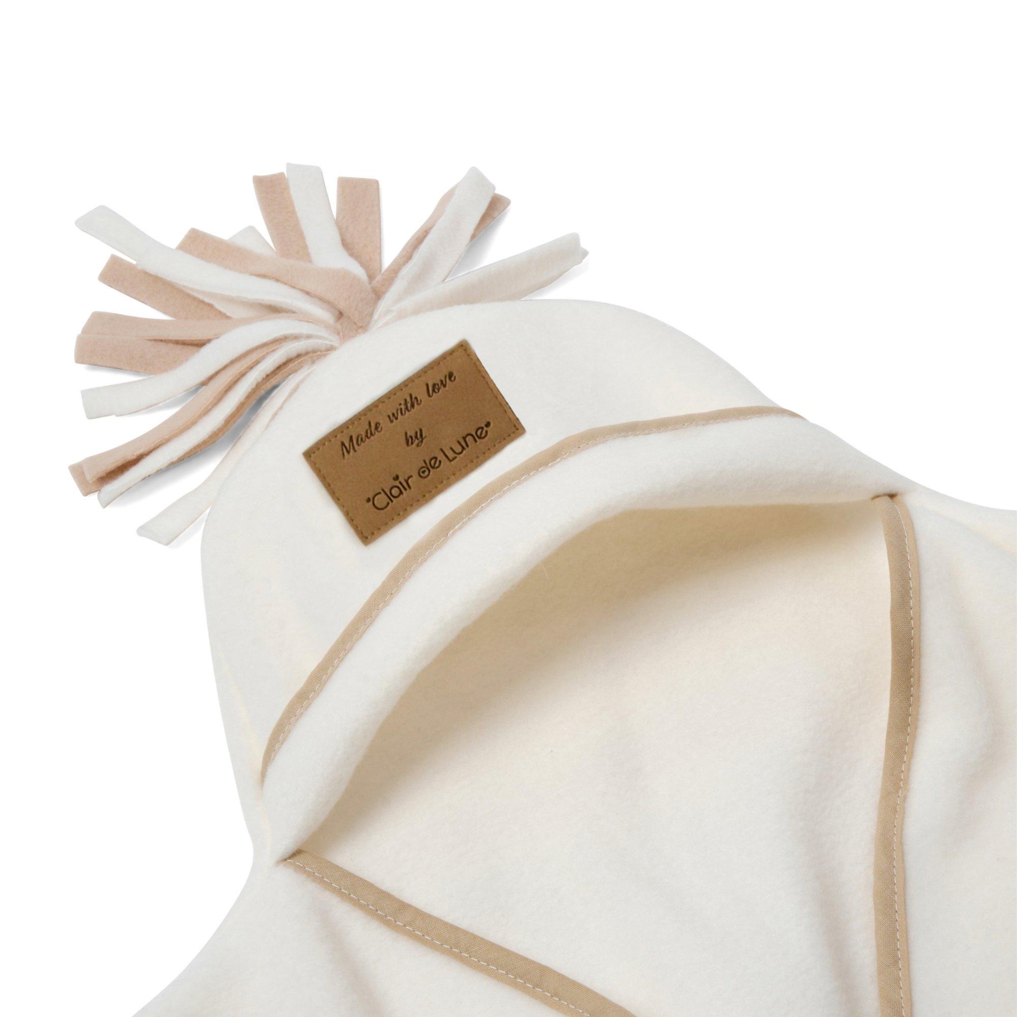 Cream - Clair De Lune - de Lune Star Fleece Wrap Blanket - 4