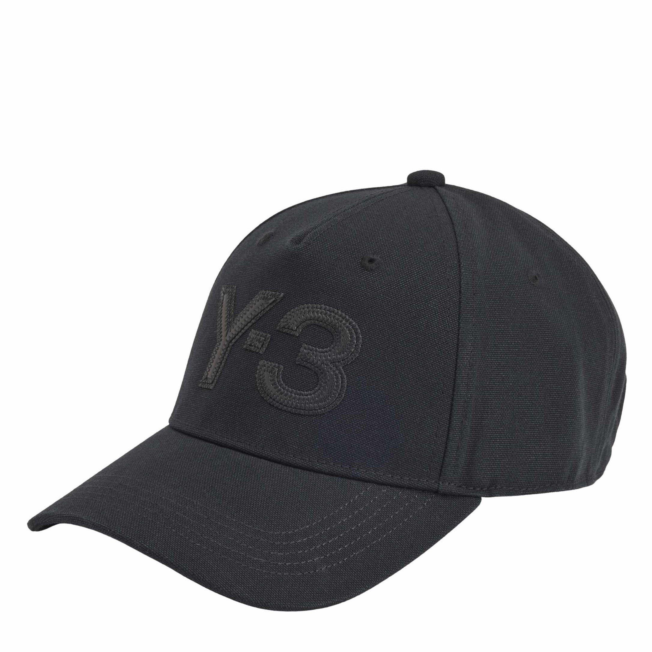 Black - Y3 - Logo Cap - 1