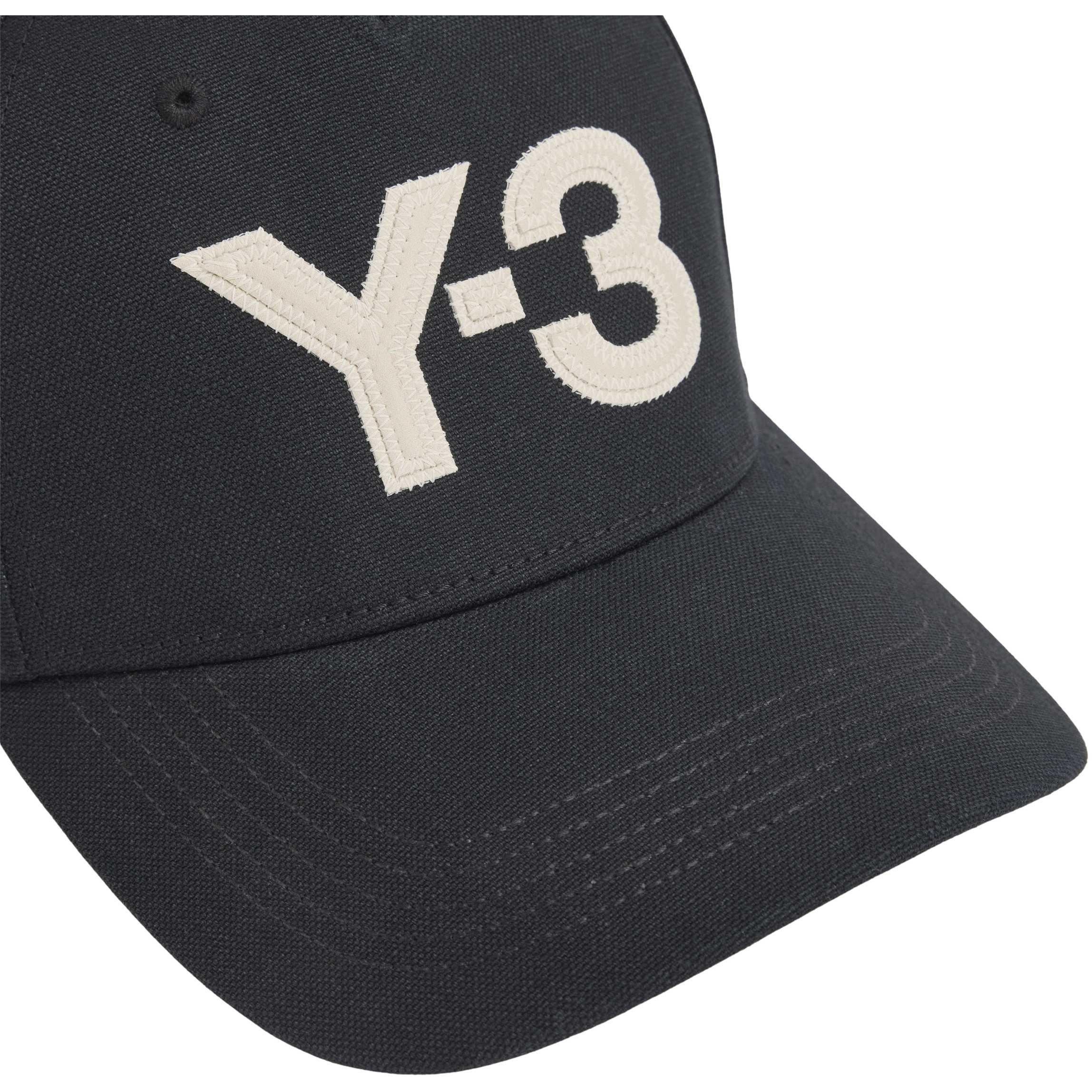 Black - Y3 - Logo Cap - 3