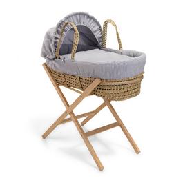 Clair De Lune Clair de Lune Waffle Palm Moses Basket With Stand