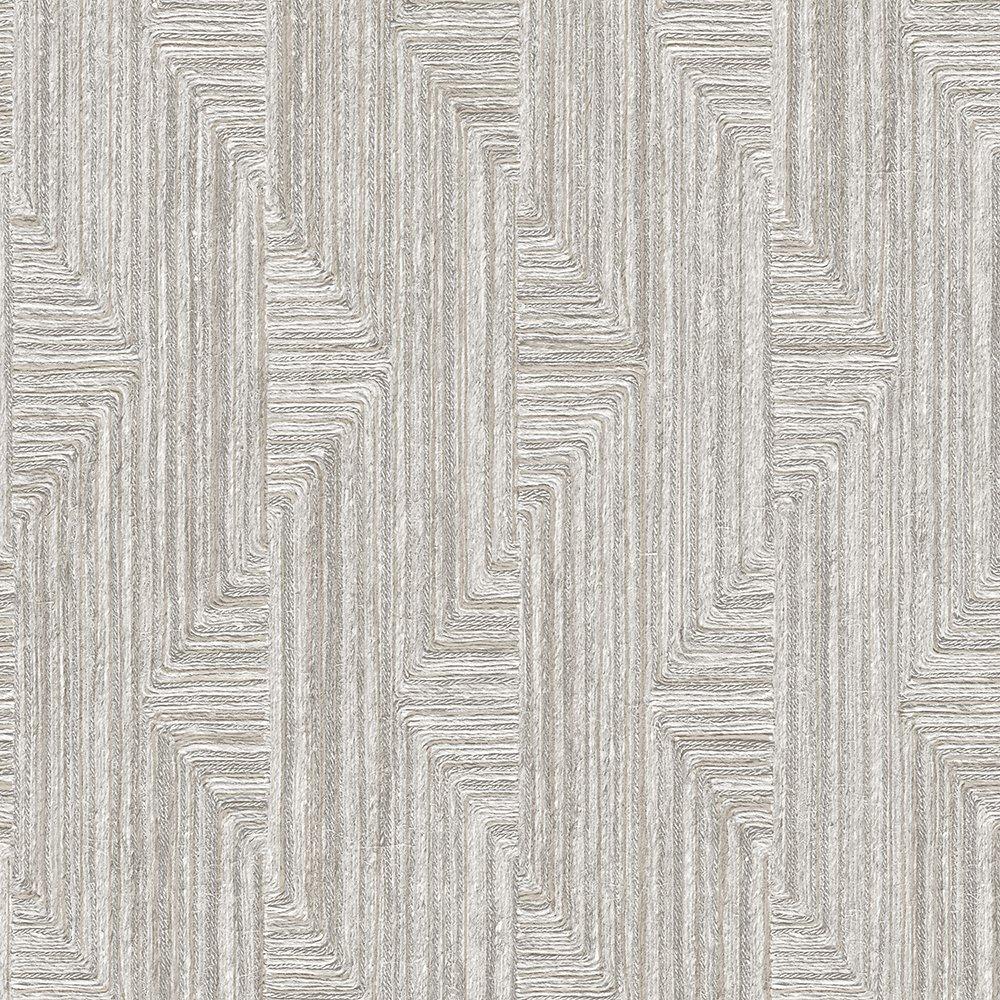 Design Id  Did Retro String Motif Wallpaper Grey
