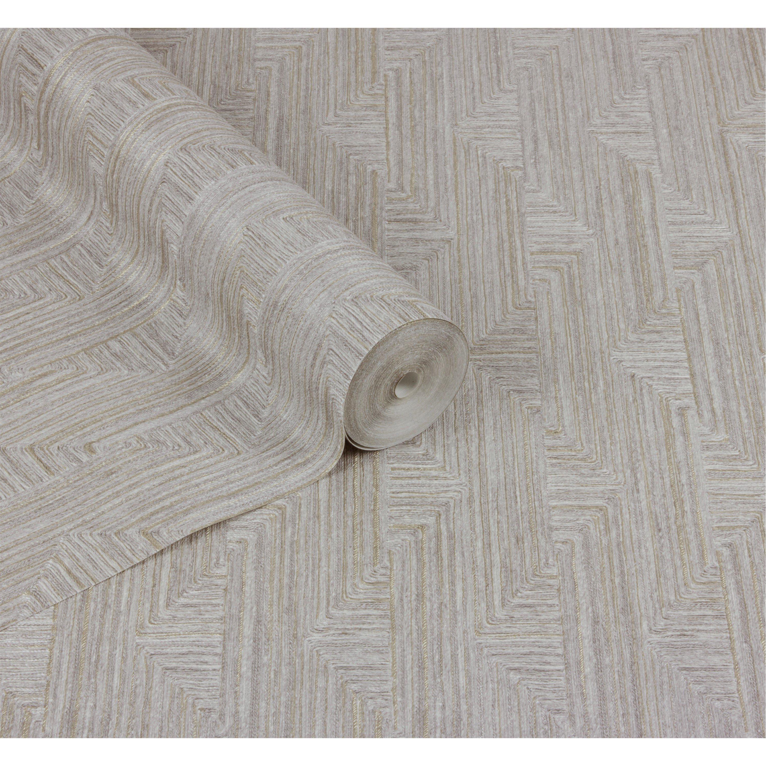 Grey - Design ID - DID Retro String Motif Grey Wallpaper - 5