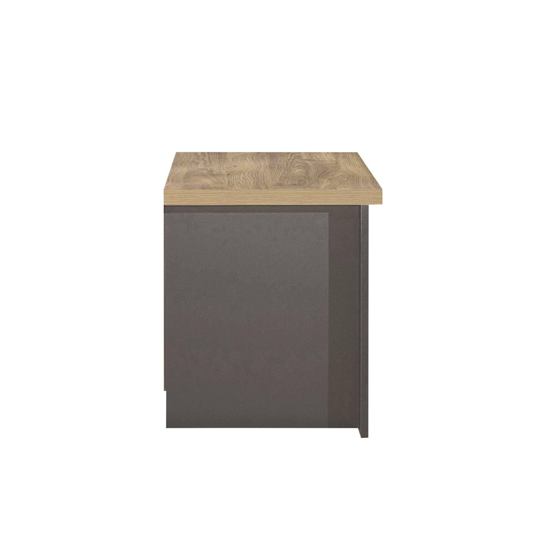 Grey - Birlea - Highgate 2 Drawer Bedside - 6