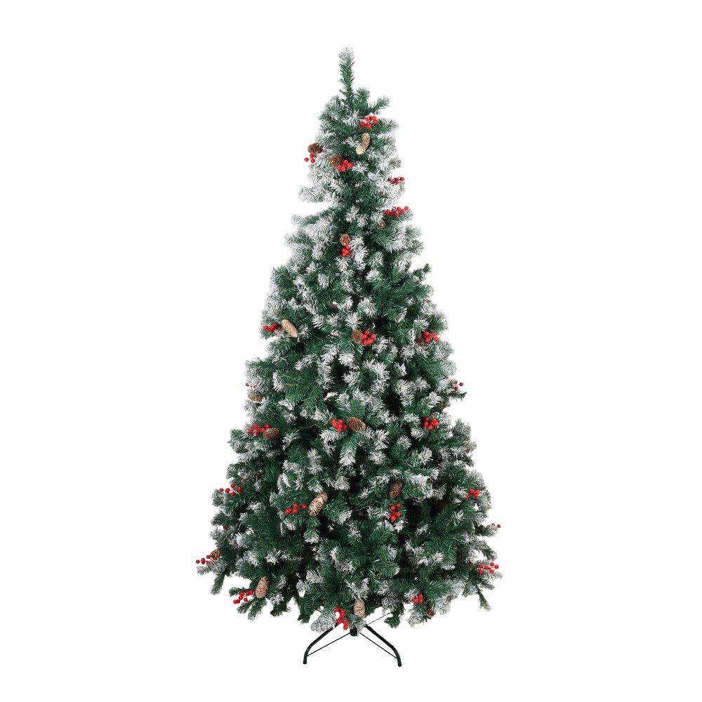 Green - LIFE IDEAS - Artificial Christmas Tree with Metal Stand - 4