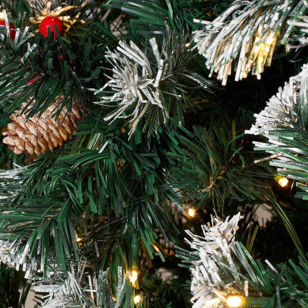 Green - LIFE IDEAS - Artificial Christmas Tree with Metal Stand - 5