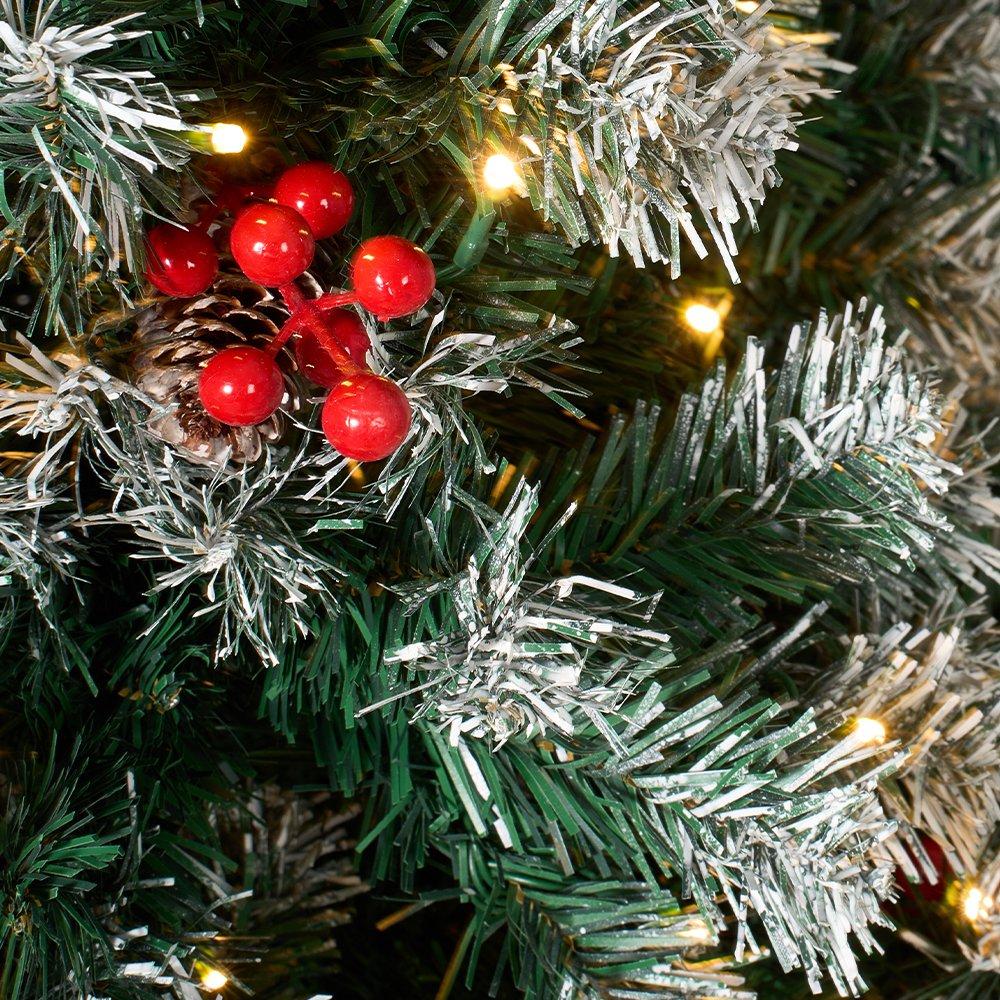 Green - LIFE IDEAS - Artificial Christmas Tree with Metal Stand - 6