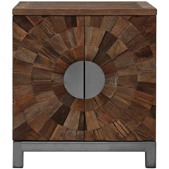 Brown - Fifty Five South - Midas Small 2 Door Cabinet - 2