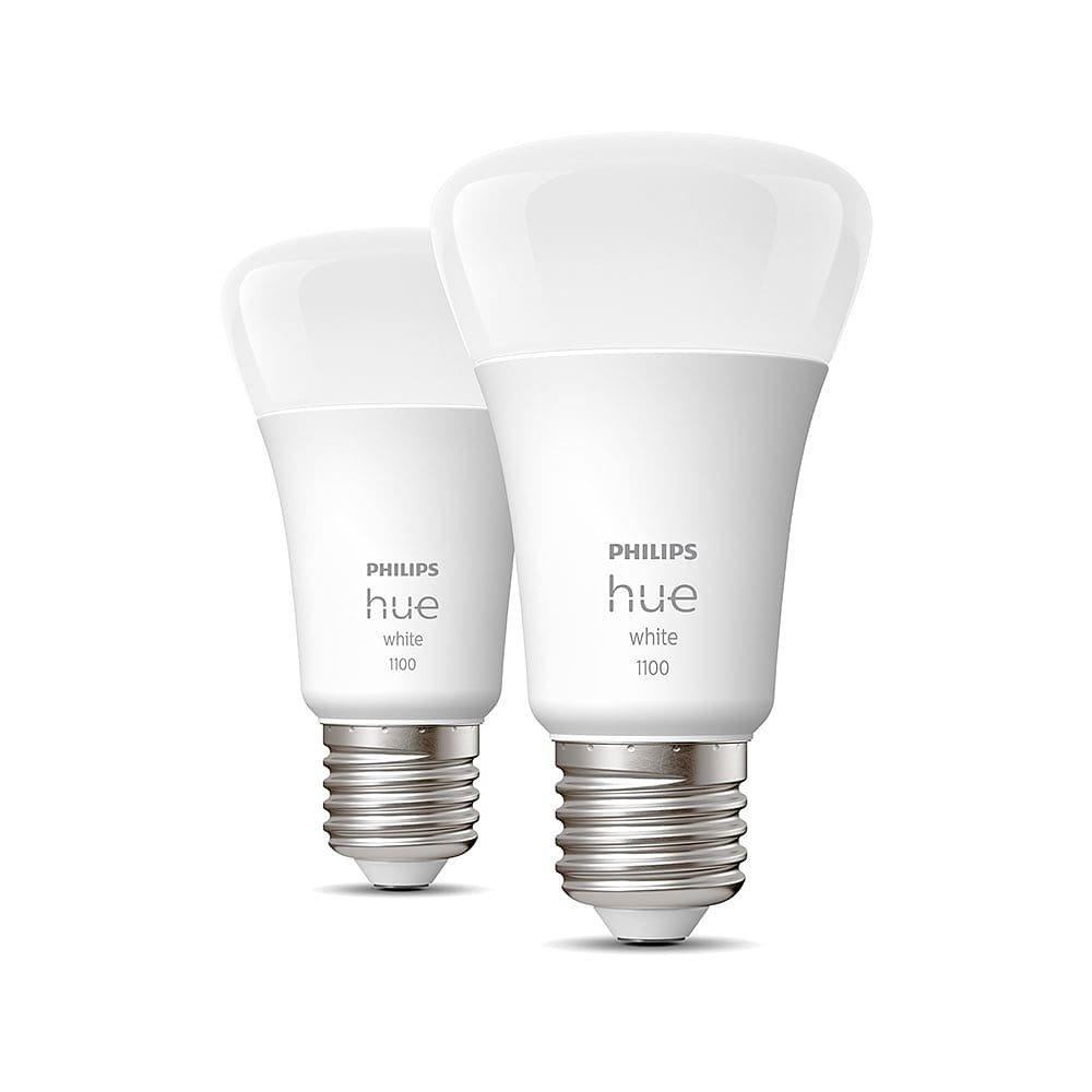 Hvid - Philips Hue - Philips Hue Dimmable White 9.5W E27 2P - 3